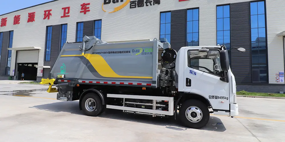 新能源垃圾压缩车_垃圾压缩车_纯电动垃圾车_电动垃圾压缩车