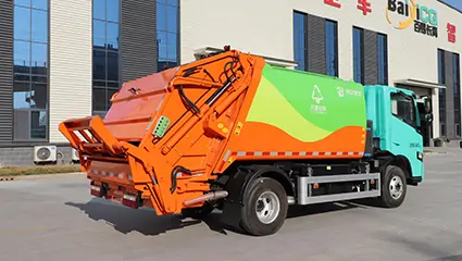 新能源压缩式垃圾车BY-YS8000车辆底盘