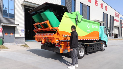 新能源垃圾压缩车BY-YS12001工作模式